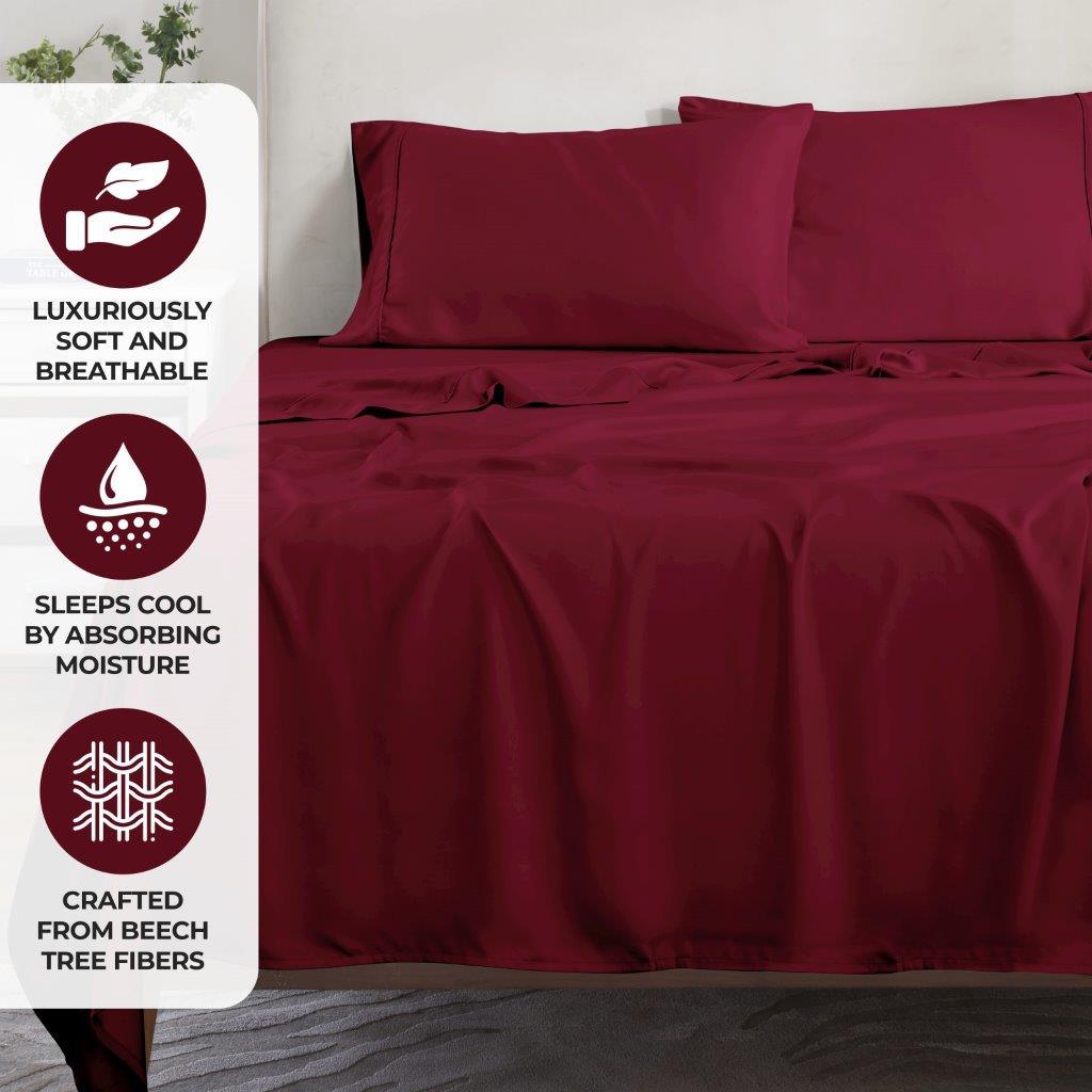 Modal From Beechwood 300 Thread Count Extra Deep Pocket Sheet Set - Sheet Set by Superior