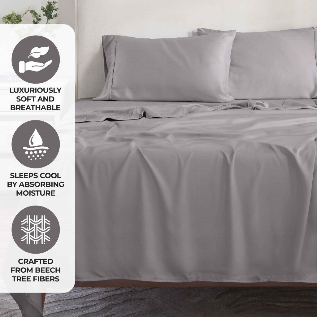 Modal from Beechwood 300 Thread Count Solid 2 Piece Pillowcase Set - Pillowcases by Superior