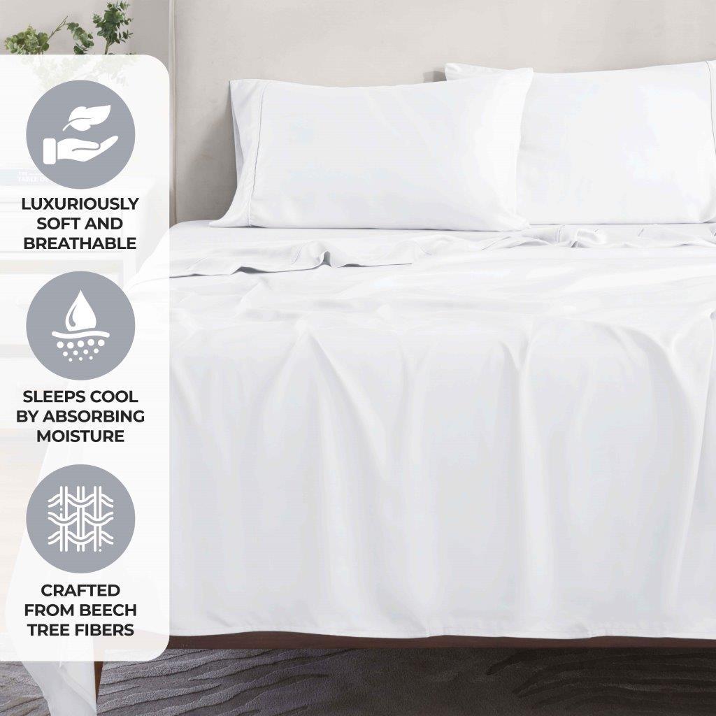 Modal from Beechwood 300 Thread Count Solid 2 Piece Pillowcase Set - Pillowcases by Superior