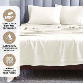 Modal From Beechwood 400 Thread Count Cooling Solid Pillowcase Set - Pillowcases by Superior