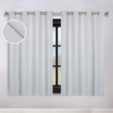 Modern Shimmer Washable Room Darkening Blackout Curtains, Set of 2 - Blackout Curtains by Superior