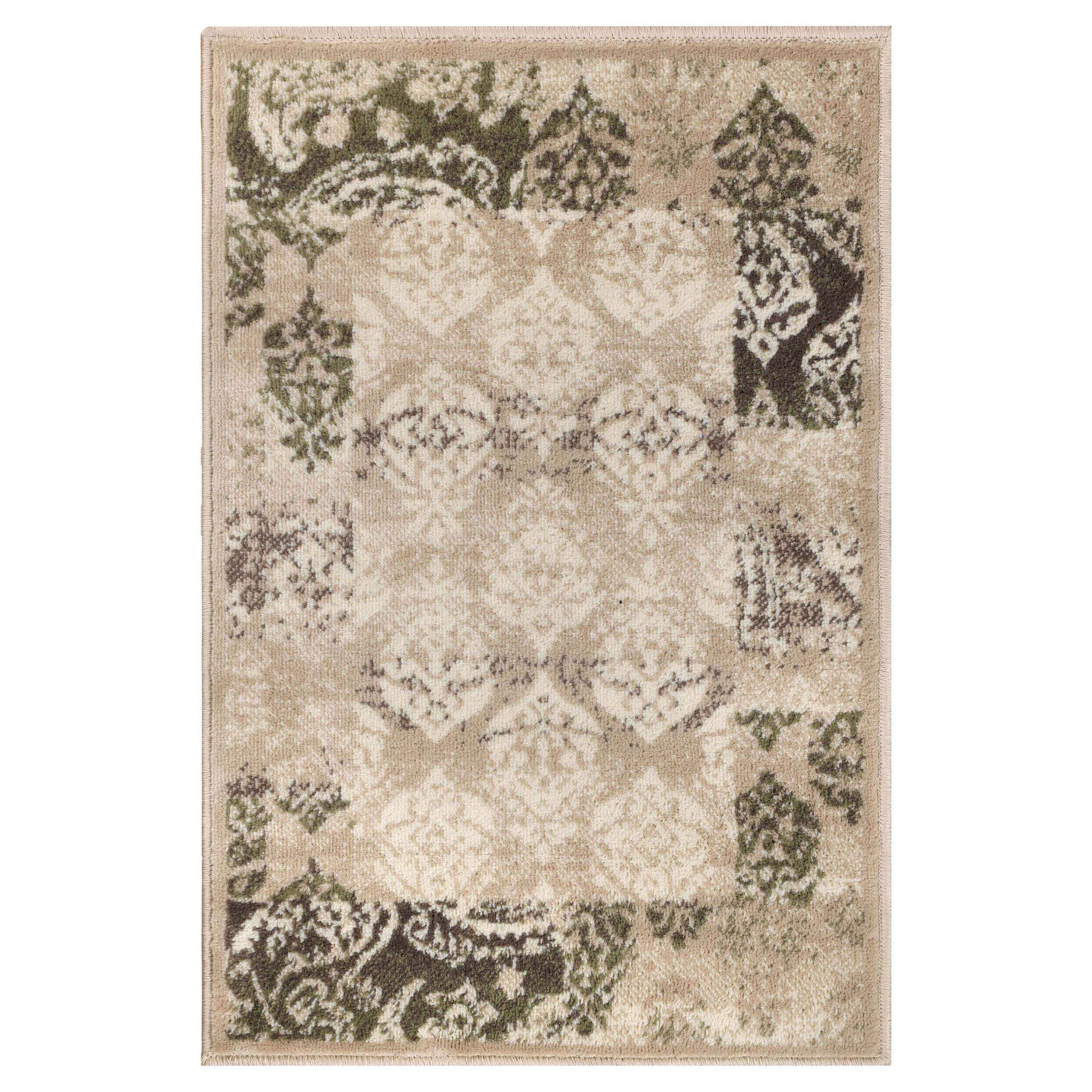 Mystique Distressed Damask Indoor Area Rug Or Runner Rug - Rugs by Superior