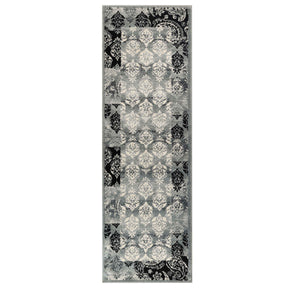 Mystique Distressed Damask Indoor Area Rug Or Runner Rug - Rugs by Superior