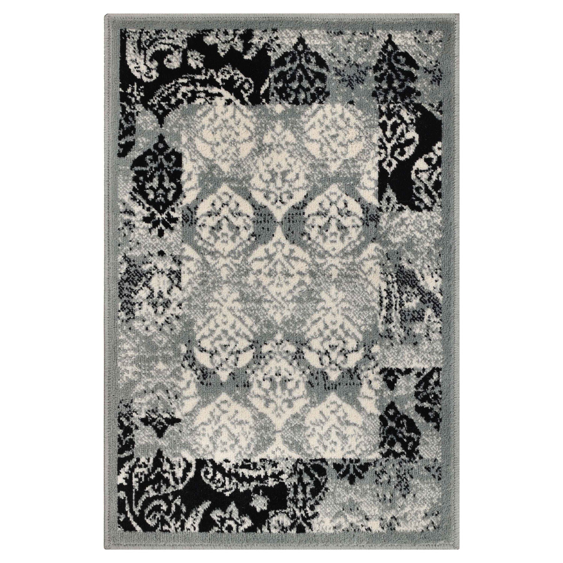 Mystique Distressed Damask Indoor Area Rug Or Runner Rug - Rugs by Superior