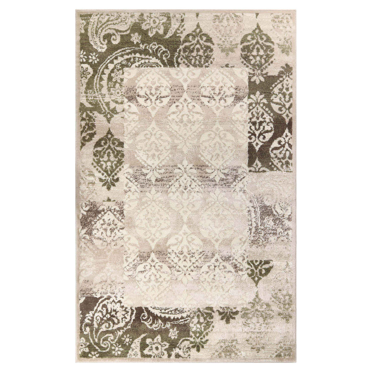 Mystique Distressed Damask Indoor Area Rug Or Runner Rug - Rugs by Superior