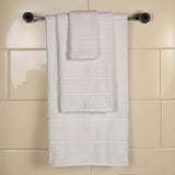 Napa Zero Twist Cotton Solid Waffle Honeycomb 3 Piece Towel Set - Towel Set by Superior