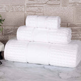 Napa Zero Twist Cotton Solid Waffle Honeycomb 3 Piece Towel Set - Towel Set by Superior