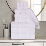 Napa Zero Twist Cotton Solid Waffle Honeycomb 9 Piece Towel Set - Towel Set by Superior