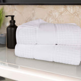 Napa Zero Twist Cotton Solid Waffle Honeycomb Bath Sheet Set of 2 - Towel Set by Superior