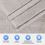 Niles Egyptian Giza Cotton Plush Heavyweight Soft 3 Piece Towel Set - Towel Set by Superior