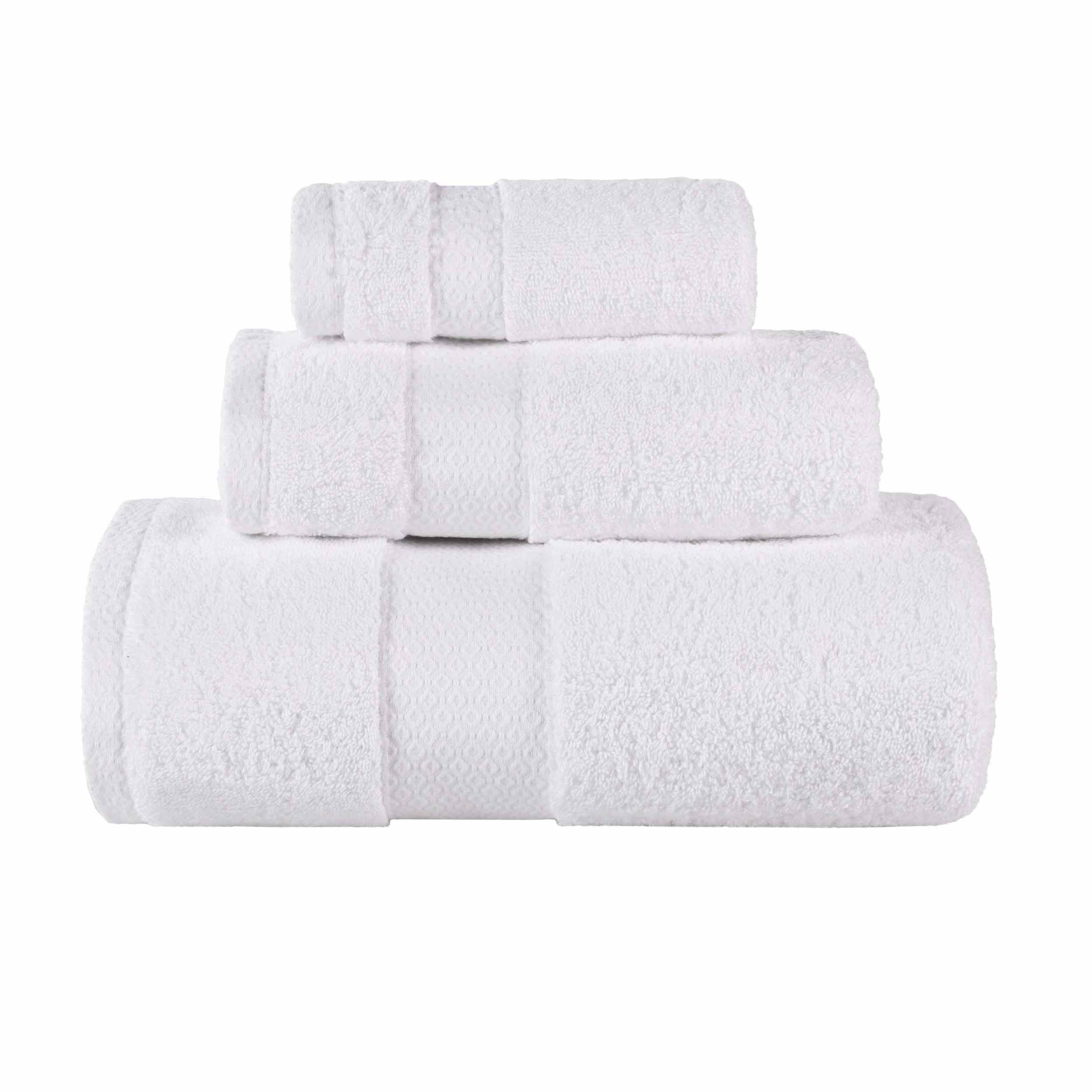 Niles Egyptian Giza Cotton Plush Heavyweight Soft 3 Piece Towel Set - Towel Set by Superior