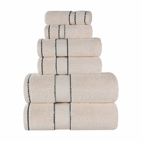 Niles Egyptian Giza Cotton Plush Heavyweight Soft 6 Piece Towel Set - Towel Set by Superior