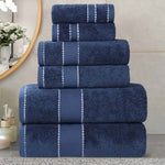 Niles Egyptian Giza Cotton Plush Heavyweight Soft 6 Piece Towel Set - Towel Set by Superior