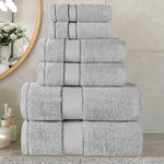 Niles Egyptian Giza Cotton Plush Heavyweight Soft 6 Piece Towel Set - Towel Set by Superior