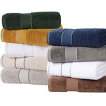 Niles Egyptian Giza Cotton Plush Thick Absorbent Bath Sheet Set of 2 - Bath Sheet by Superior