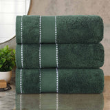 Niles Egyptian Giza Cotton Plush Thick Absorbent Bath Towel Set of 3 - Bath Towel by Superior