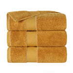 Niles Egyptian Giza Cotton Plush Thick Absorbent Bath Towel Set of 3 - Bath Towel by Superior