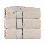 Niles Egyptian Giza Cotton Plush Thick Absorbent Bath Towel Set of 3 - Bath Towel by Superior