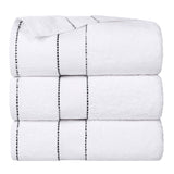 Niles Egyptian Giza Cotton Plush Thick Absorbent Bath Towel Set of 3 - Bath Towel by Superior