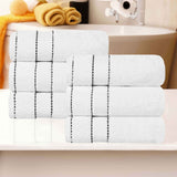 Niles Egyptian Giza Cotton Plush Thick Absorbent Hand Towel Set of 6 - Hand Towel by Superior