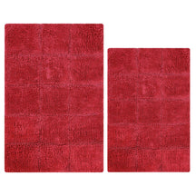 Non-Slip Washable Cotton 2 Piece Bath Rug Set - Bath Rugs by Superior