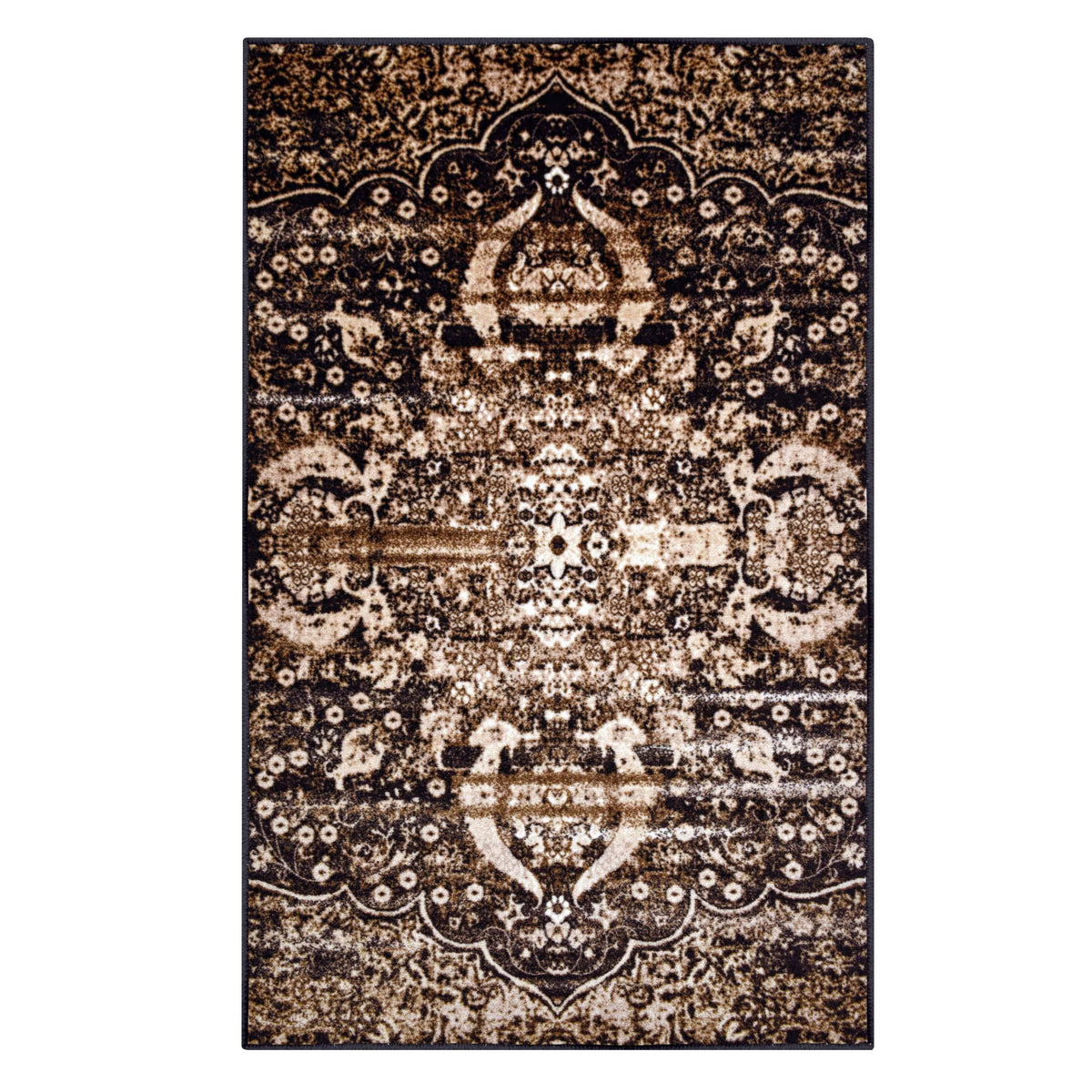 Oswell Medallion Non-Slip Washable Indoor Area Rug or Runner - Rugs by Superior