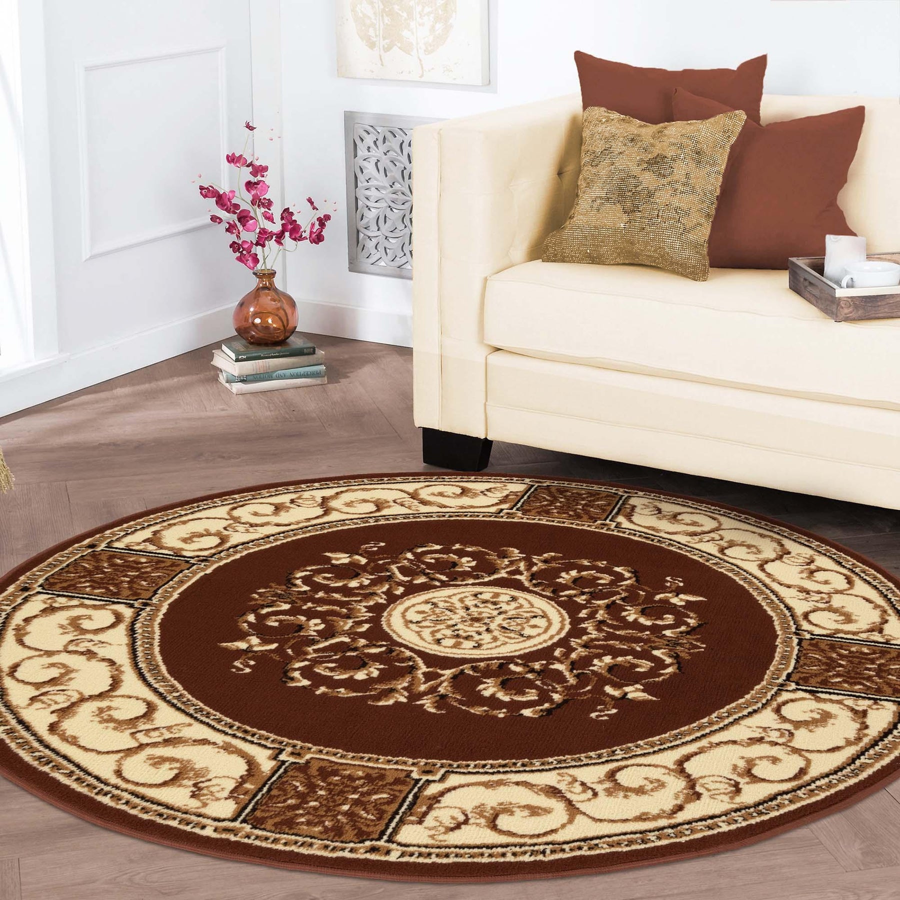 Oversized Medallion Modern Bohemian Indoor Area Rug or Runner Rug - Rugs by Superior