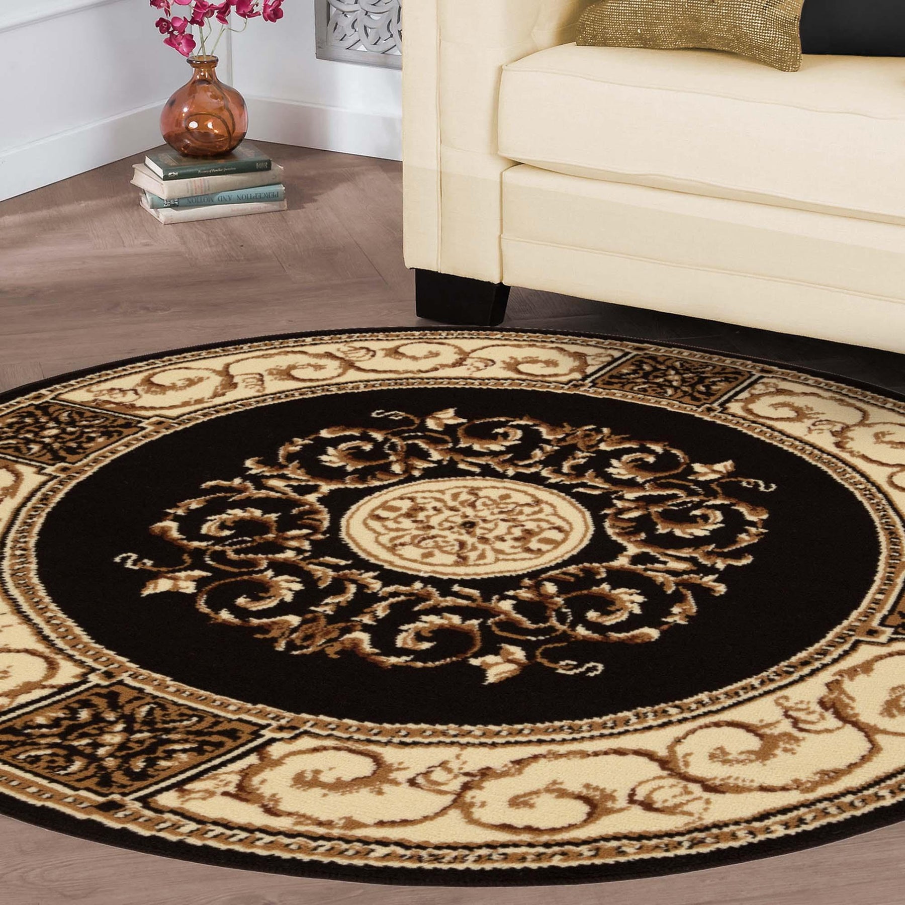 Oversized Medallion Modern Bohemian Indoor Area Rug or Runner Rug - Rugs by Superior