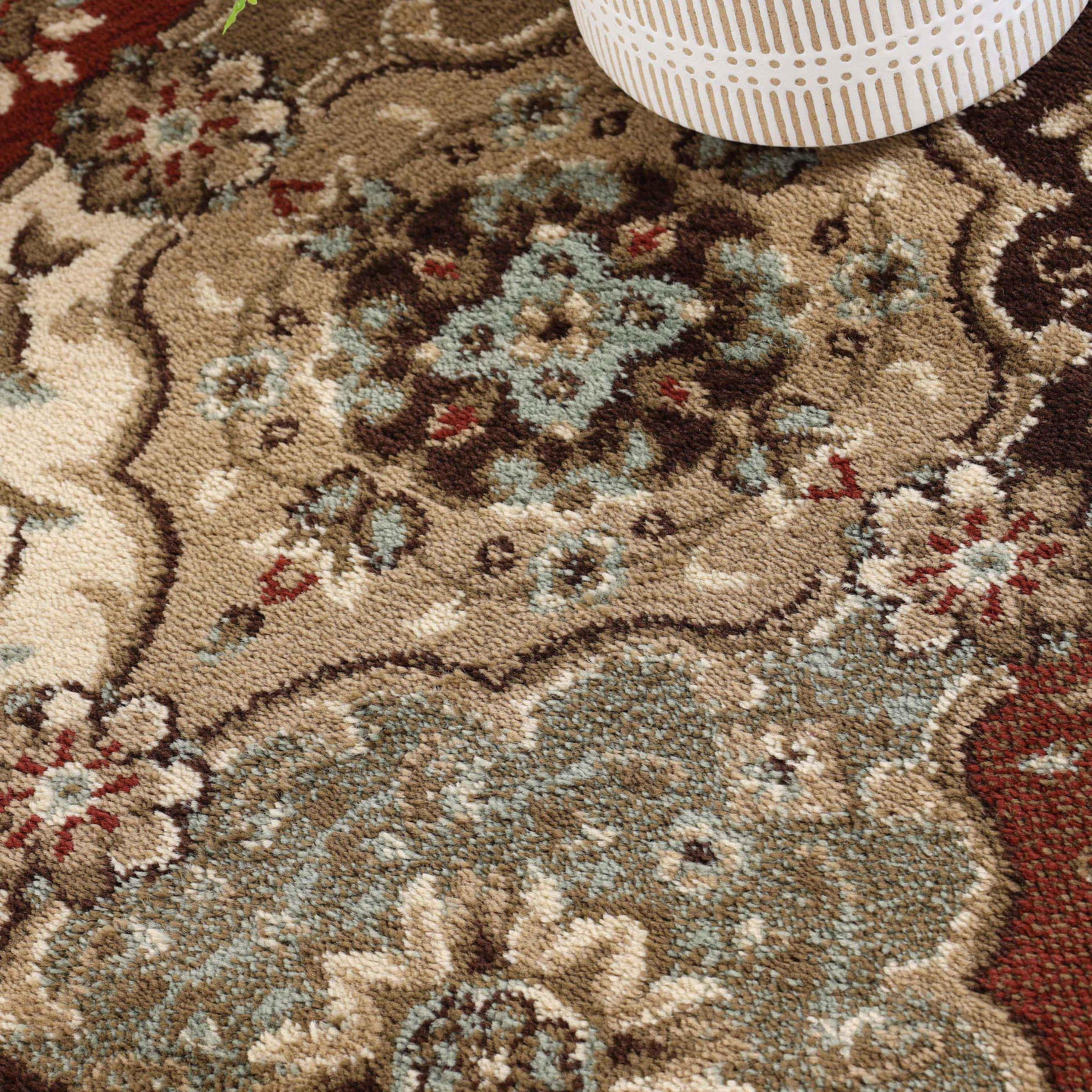 Palmyra Traditional Floral Medallion Indoor Area Rug Or Runner Rug - Rugs by Superior