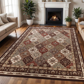 Palmyra Traditional Floral Medallion Indoor Area Rug Or Runner Rug - Rugs by Superior