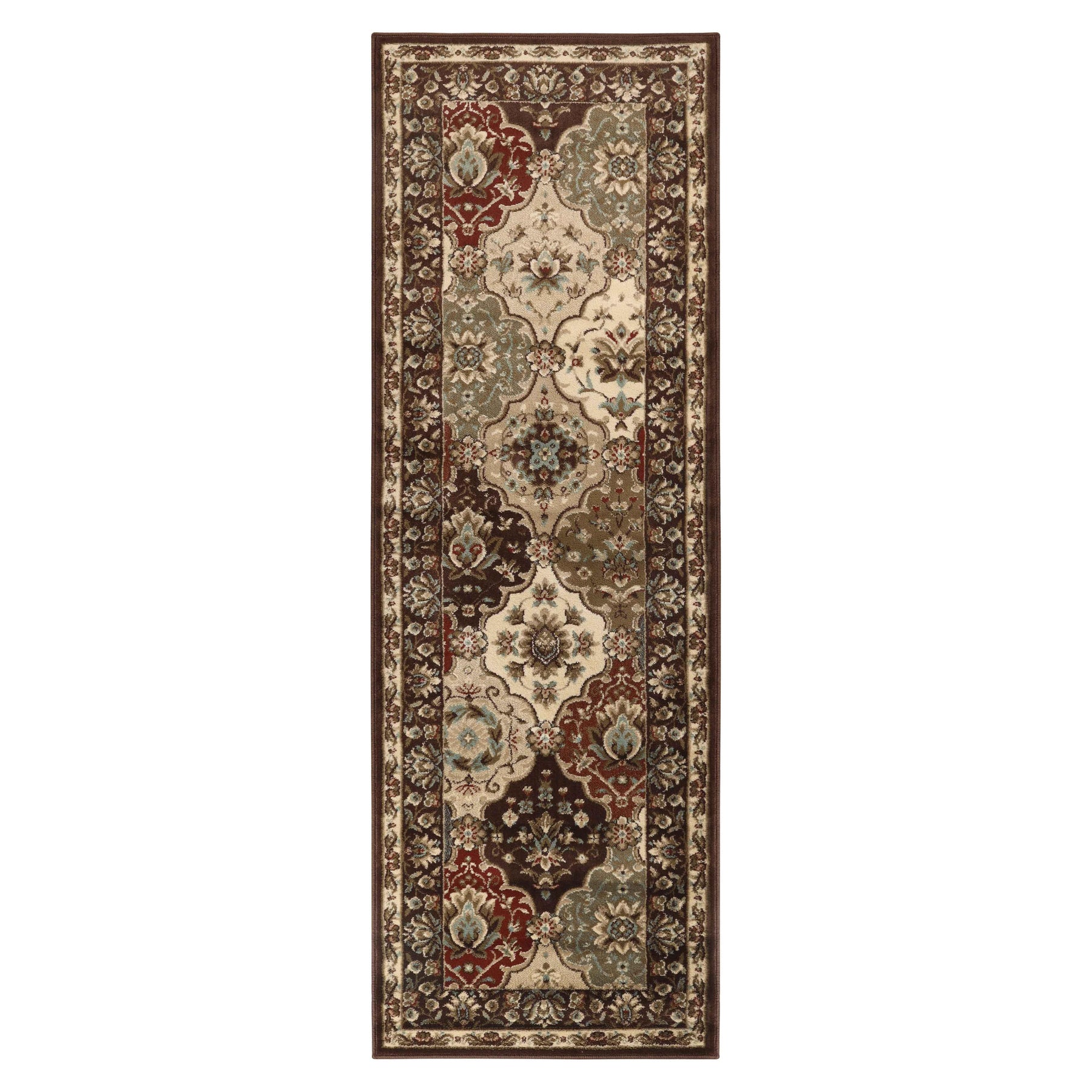 Palmyra Traditional Floral Medallion Indoor Area Rug Or Runner Rug - Rugs by Superior