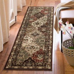 Palmyra Traditional Floral Medallion Indoor Area Rug Or Runner Rug - Rugs by Superior