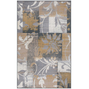 Pastiche Contemporary Floral Patchwork Indoor Area Rug or Runner - Rugs by Superior