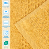 Playa Zero Twist Cotton Solid Waffle Textured Bath Sheets, Set of 2 - Bath Sheet by Superior