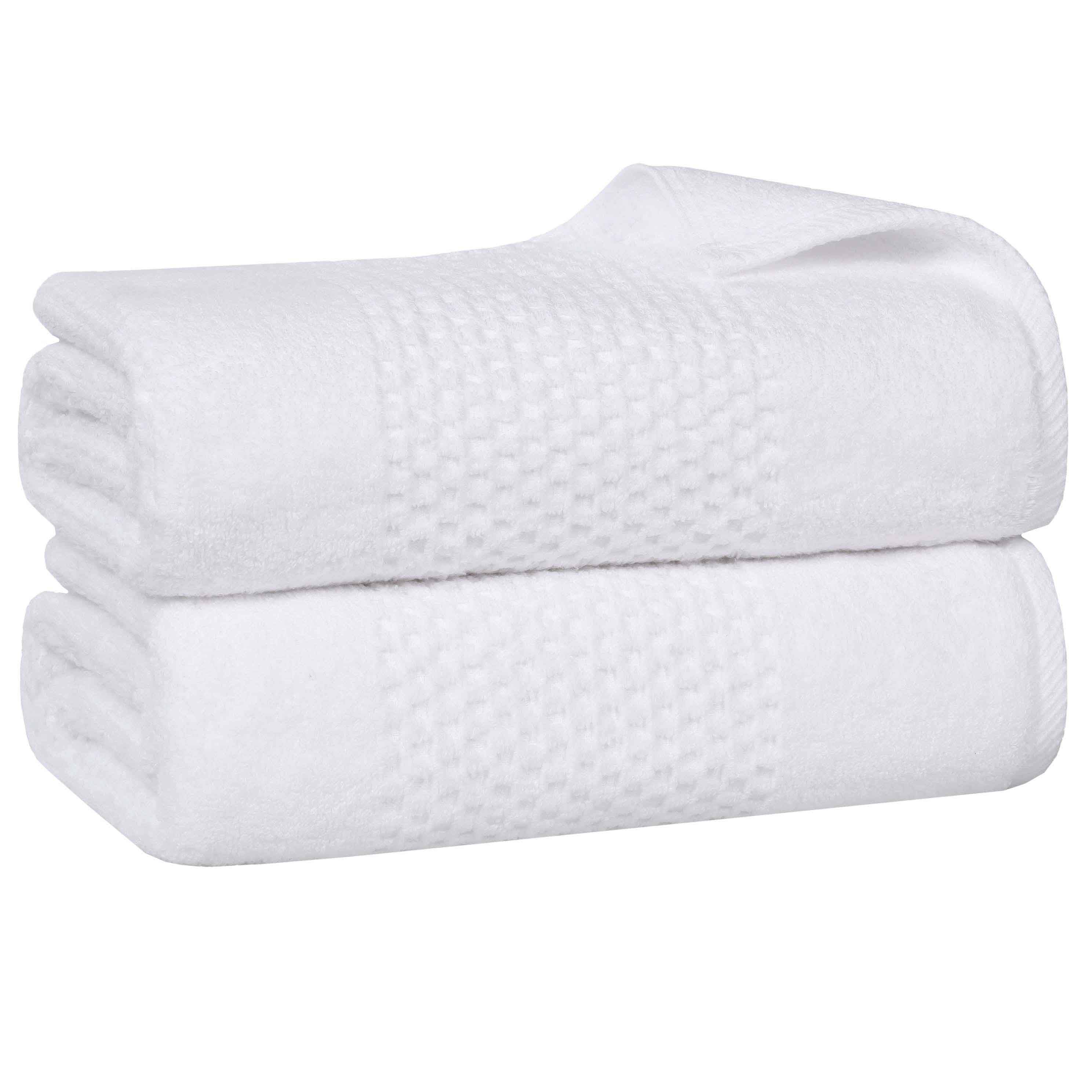 Playa Zero Twist Cotton Solid Waffle Textured Bath Sheets, Set of 2 - Bath Sheet by Superior