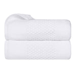 Playa Zero Twist Cotton Solid Waffle Textured Bath Towels, Set of 2 - Bath Towel by Superior