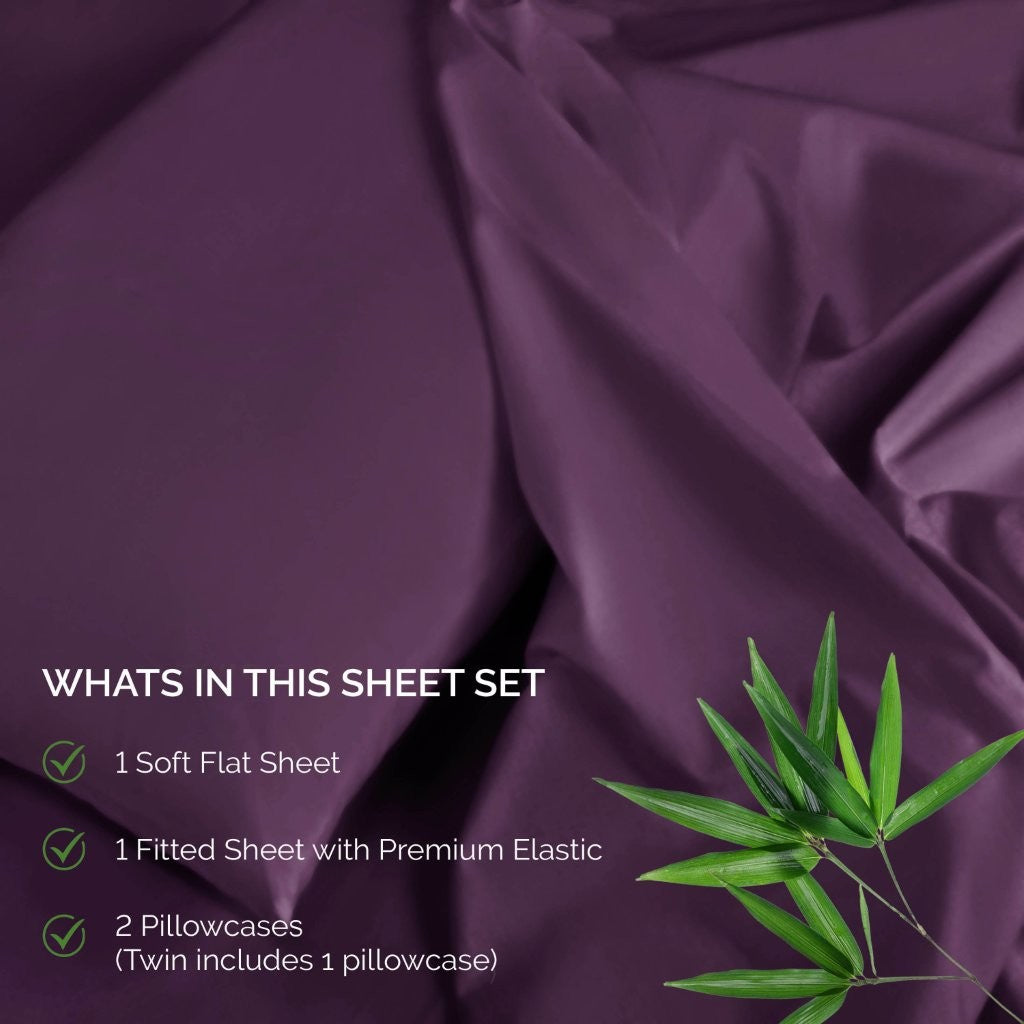 Rayon From Bamboo 300 Thread Count Solid Deep Pocket Sheet Set - Sheet Set by Superior