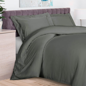 Rayon From Bamboo 300 Thread Count Solid Duvet Cover Set - Duvet Cover Set by Superior