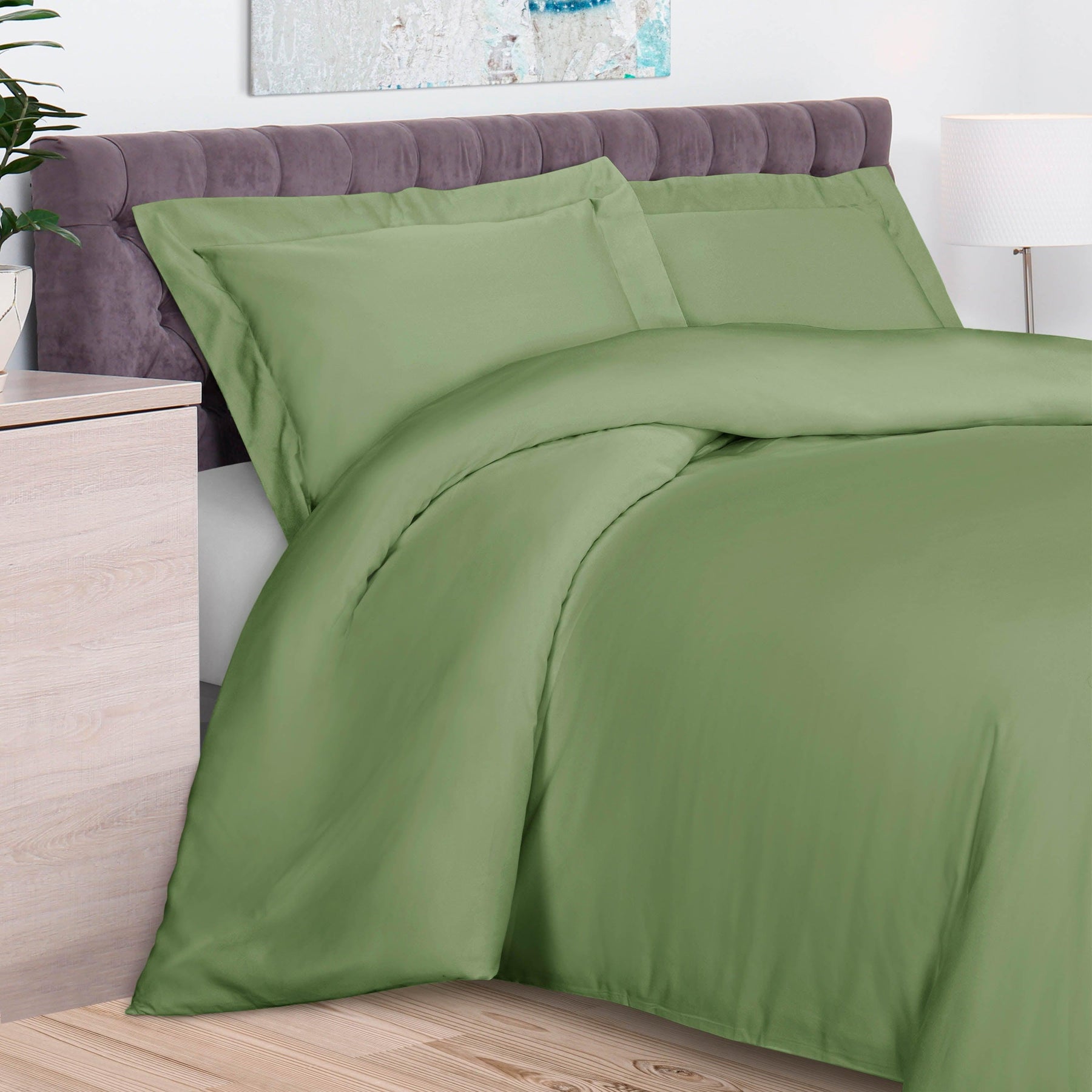 Rayon From Bamboo 300 Thread Count Solid Duvet Cover Set - Duvet Cover Set by Superior