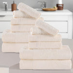 Rayon from Bamboo Eco-Friendly Fluffy Soft Solid 12 Piece Towel Set - Towel Set by Superior