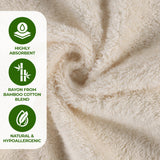 Rayon from Bamboo Eco-Friendly Fluffy Soft Solid 12 Piece Towel Set - Towel Set by Superior