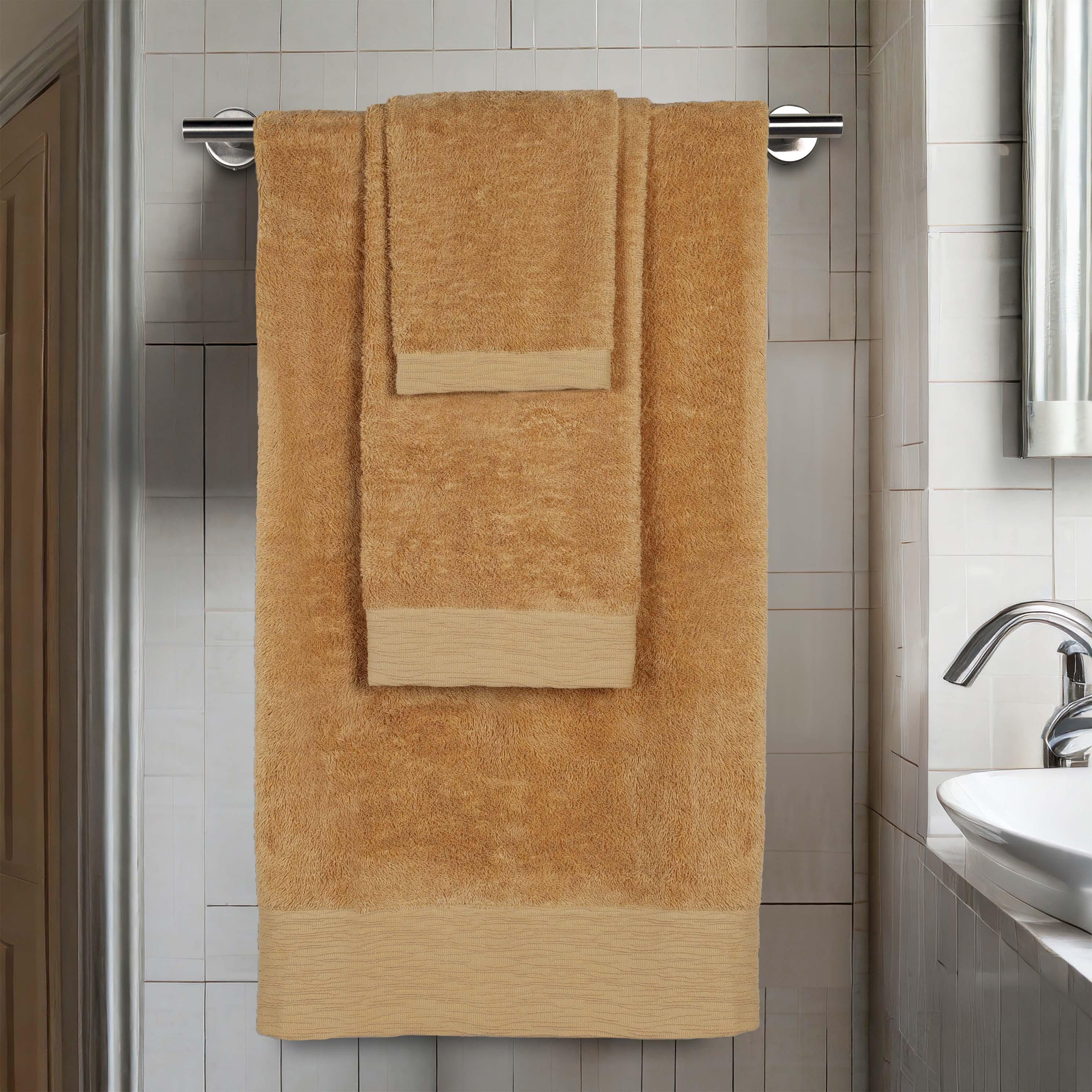 Rayon from Bamboo Eco-Friendly Fluffy Soft Solid 3 Piece Towel Set - Towel Set by Superior