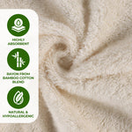 Rayon from Bamboo Eco-Friendly Fluffy Soft Solid 3 Piece Towel Set - Towel Set by Superior