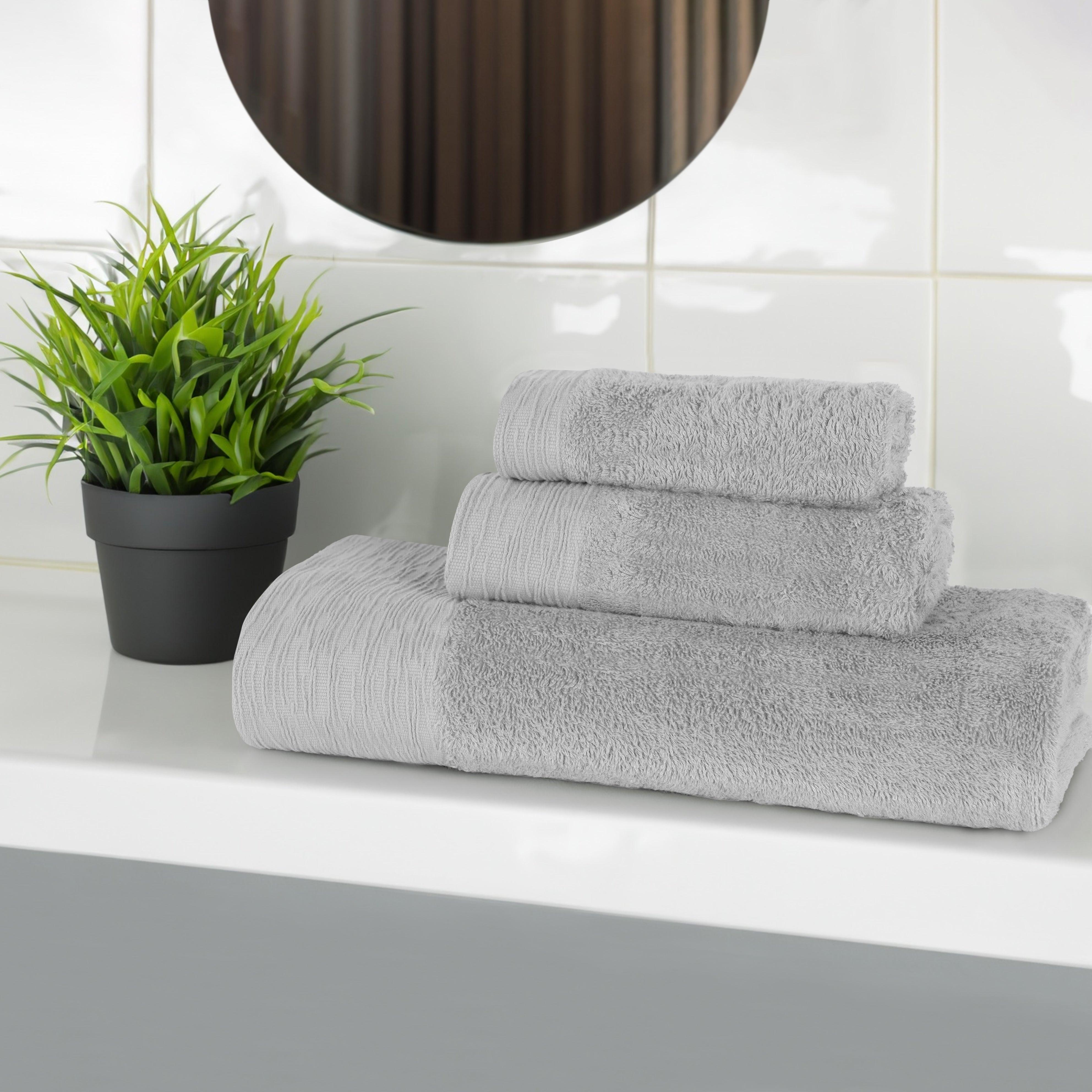 Rayon from Bamboo Eco-Friendly Fluffy Soft Solid 3 Piece Towel Set - Towel Set by Superior