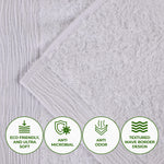 Rayon from Bamboo Eco-Friendly Fluffy Soft Solid 3 Piece Towel Set - Towel Set by Superior