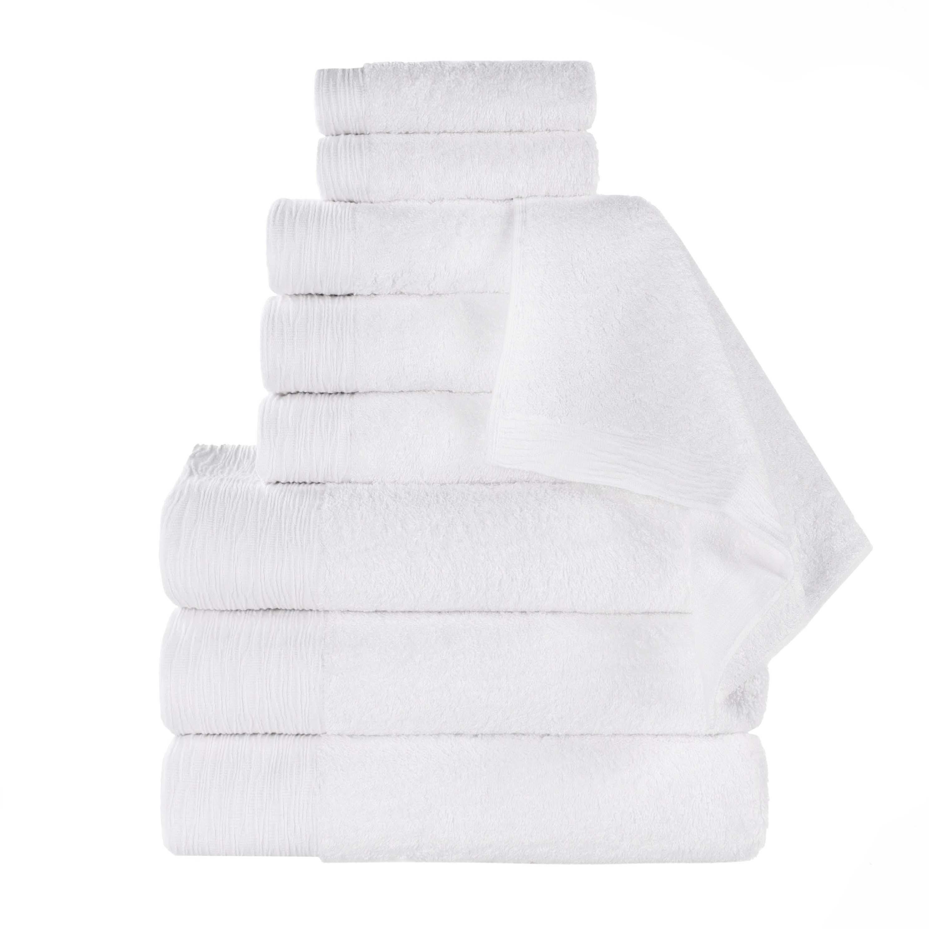 Rayon from Bamboo Eco-Friendly Fluffy Soft Solid 9 Piece Towel Set - Towel Set by Superior