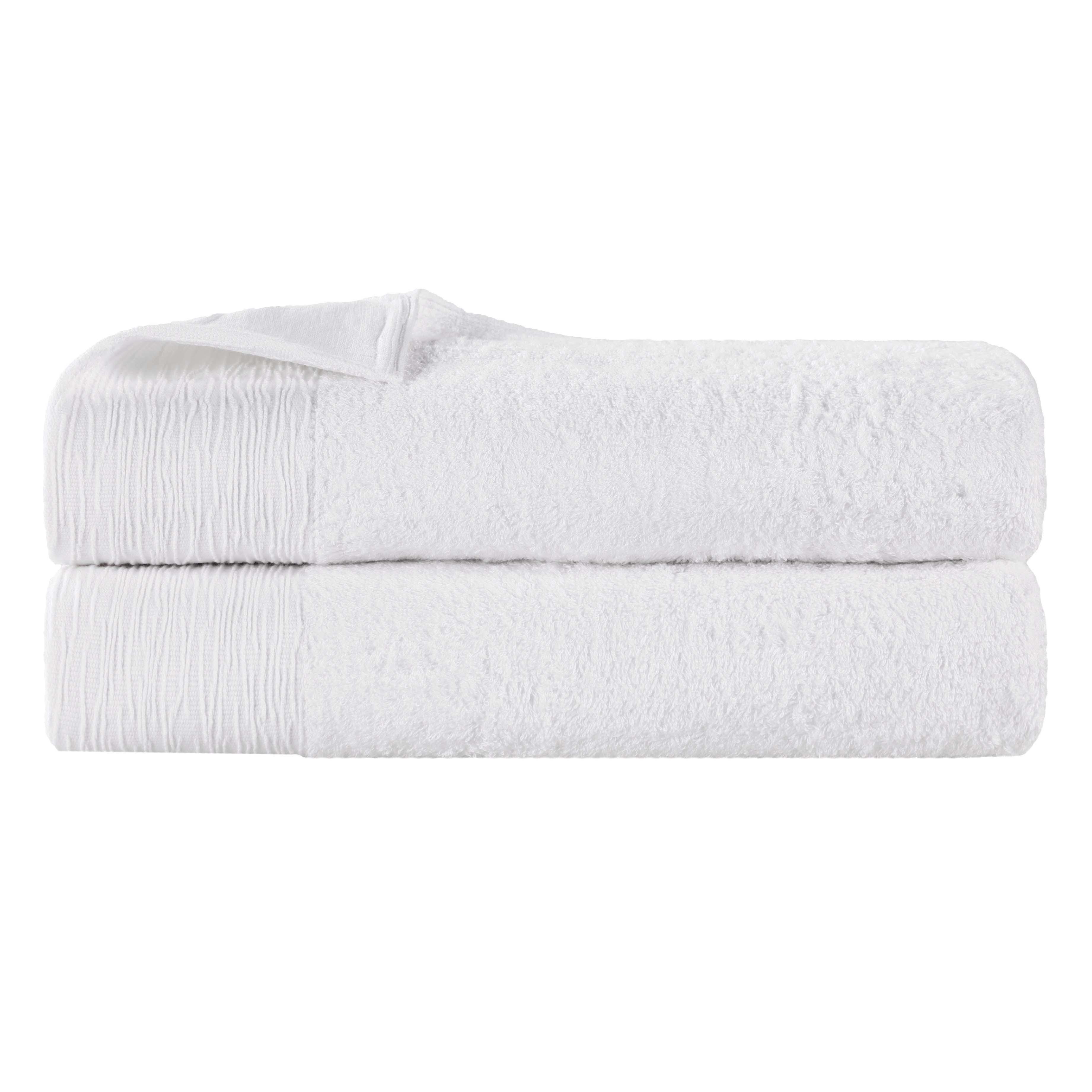 Rayon from Bamboo Eco-Friendly Fluffy Soft Solid Bath Sheet Set of 2 - Bath Sheet by Superior