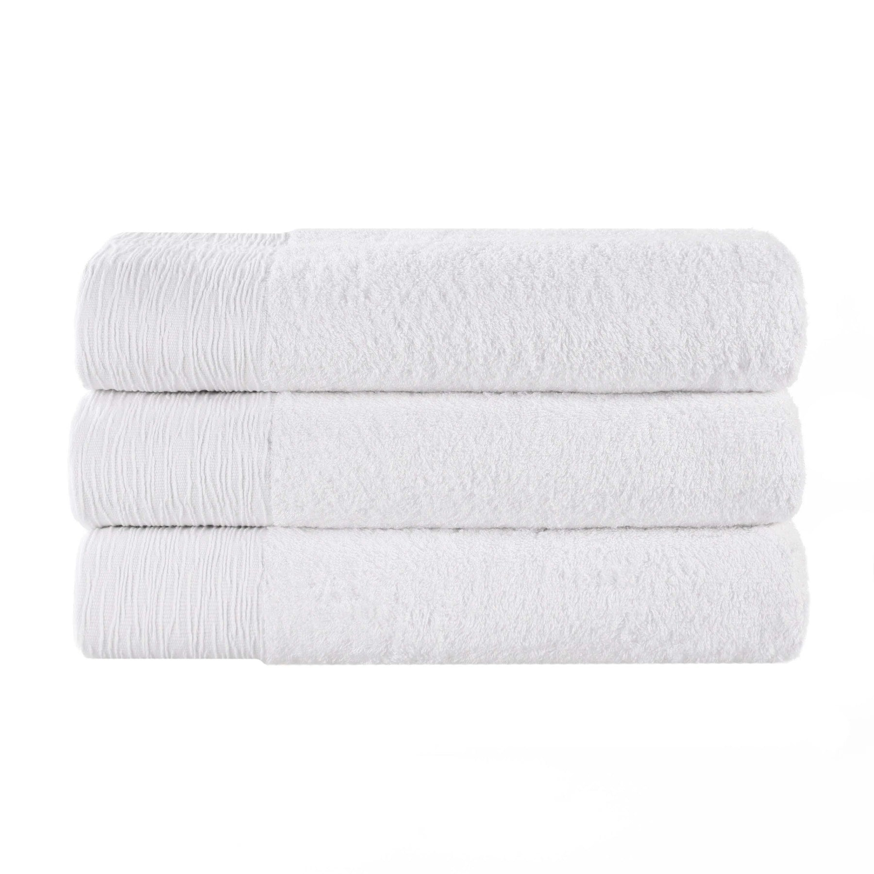 Rayon from Bamboo Eco-Friendly Fluffy Soft Solid Bath Towel Set of 3 - Bath Towel by Superior