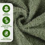 Rayon from Bamboo Eco-Friendly Fluffy Solid Hand Towel Set of 6 - Hand Towel by Superior