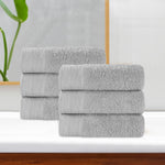 Rayon from Bamboo Eco-Friendly Fluffy Solid Hand Towel Set of 6 - Hand Towel by Superior